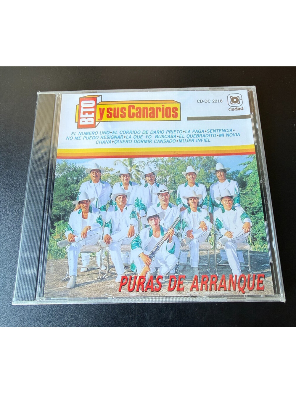 Beto Y Sus Canarios - Puras De Arranque CD (1994 Discos Ciudad CD-DC 2218) NEW